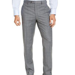 ralph lauren navy plaid ultraflex dress pants